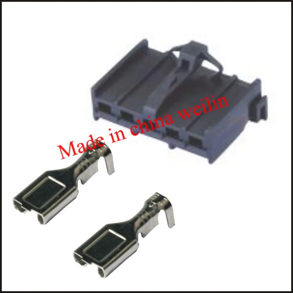 

50SET DJ7052A-4.8-21 car wire connector female cable connector male 5P connector terminal block Plug socket