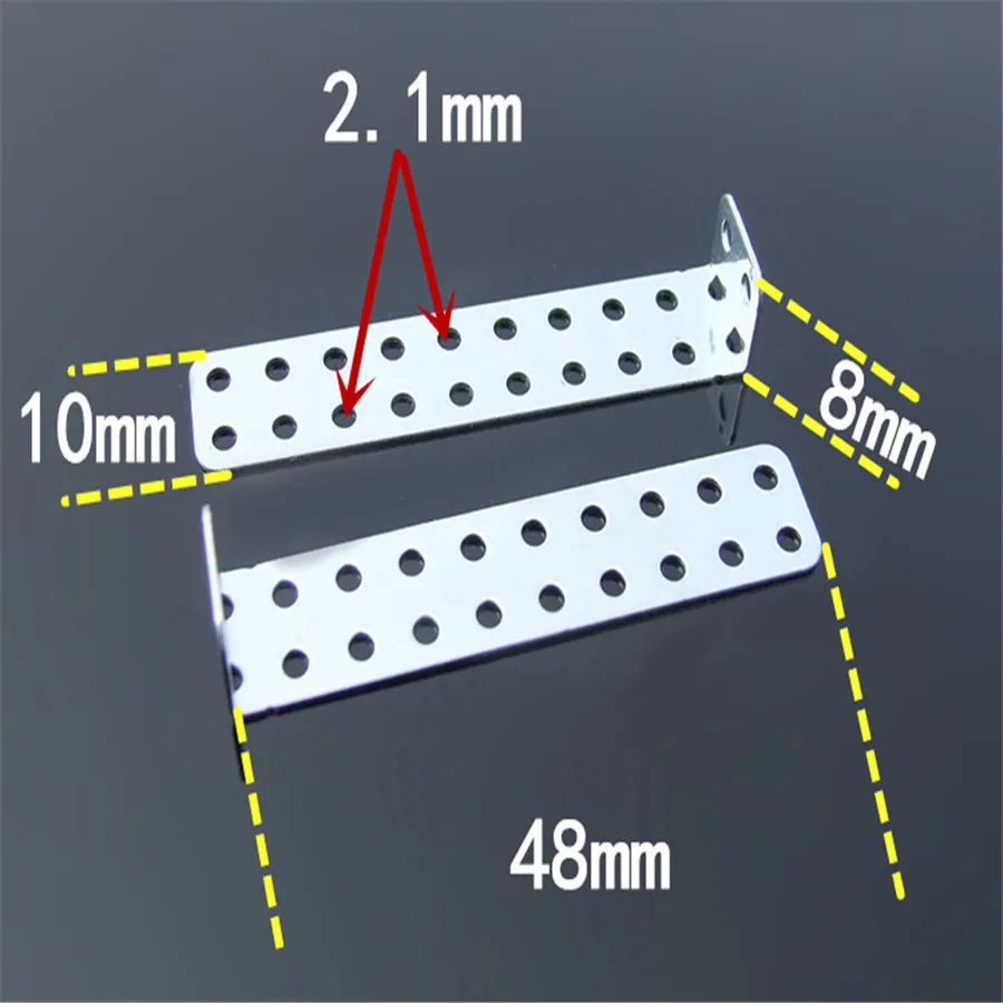 

10pcs K876b Multi Holes L shaped Iron Sheet DIY Model Making Parts Connecting Rod Screws Fixed Using Sell at a Loss France