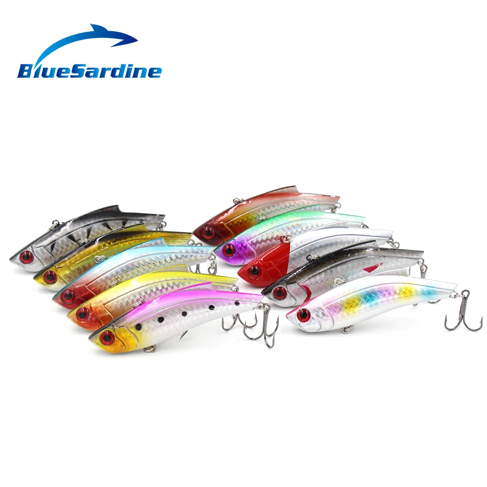 BlueSardine 10 шт 26 8 г 9 см рыболовные приманки металлическая ВИБ вибрационная приманка