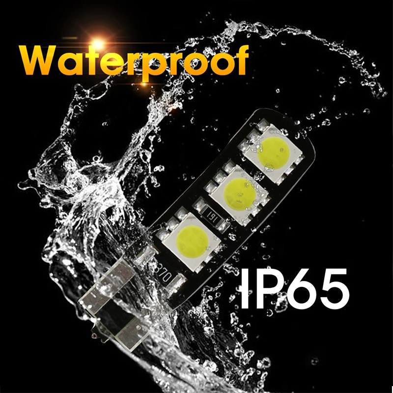HLXG 4x T10 921 912 парковочная лампа SMD DC задний тормоз 5730 светодиодный сигнал поворота