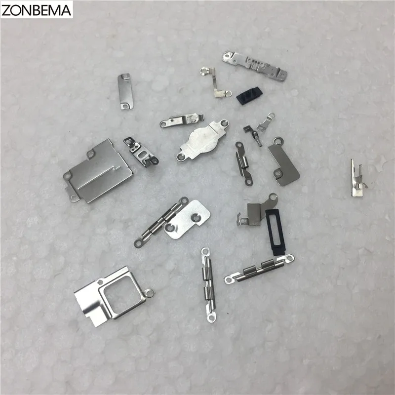 ZONBEMA 20 компл./лот внутренняя аксессуары для iPhone 5 5 г внутри небольшой металлический Запчасти держатель кронштейн Щит плиты набор 20 компл