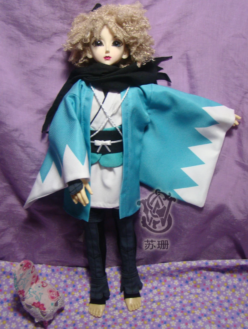 1/4 тонкий sd bjd Кукла одежда кимоно для DD BJD Okita Souji Косплей Костюм куклы|Куклы| |