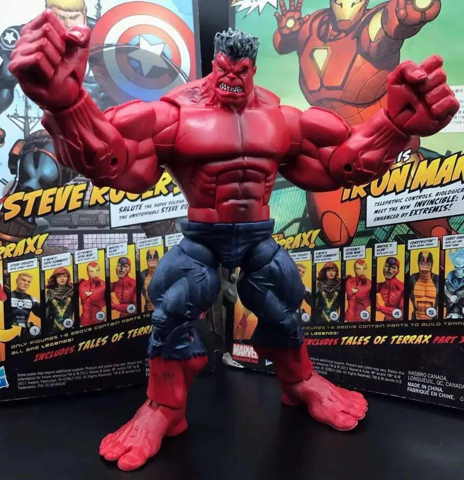 Marvel Legends Мстители Невероятный Халк Красный Халк свободные " фигурка