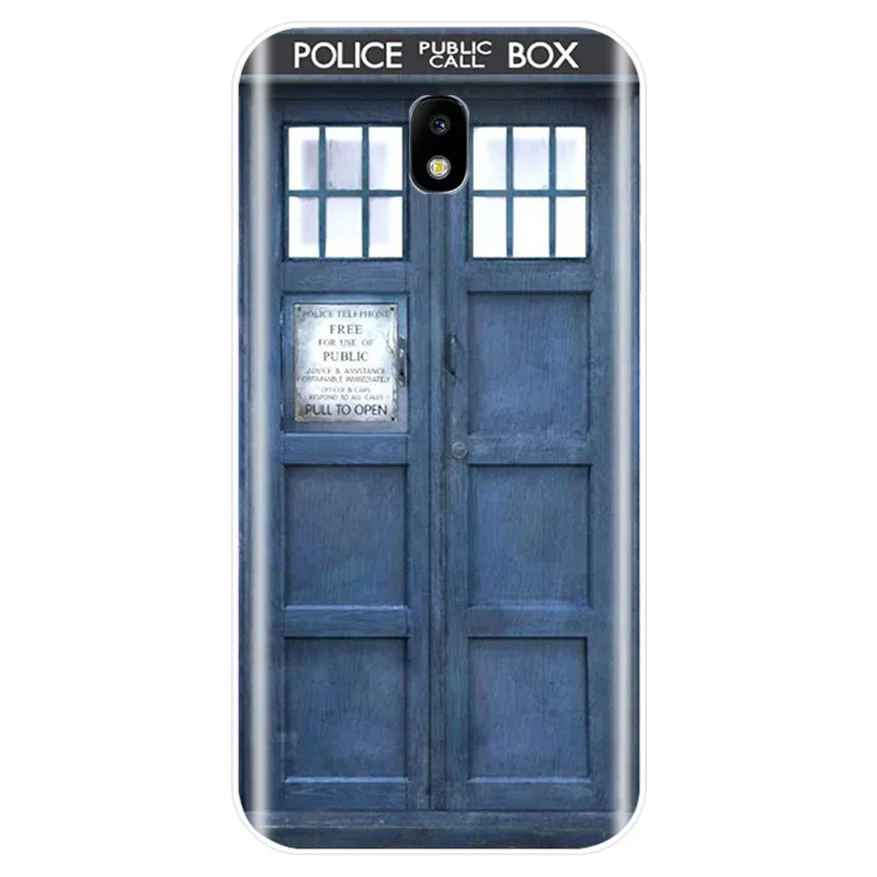 Чехол для телефона из мягкого силикона и ТПУ Tardis Box Doctor Who чехол Samsung Galaxy J3 J4 J6 J8 2018 J5