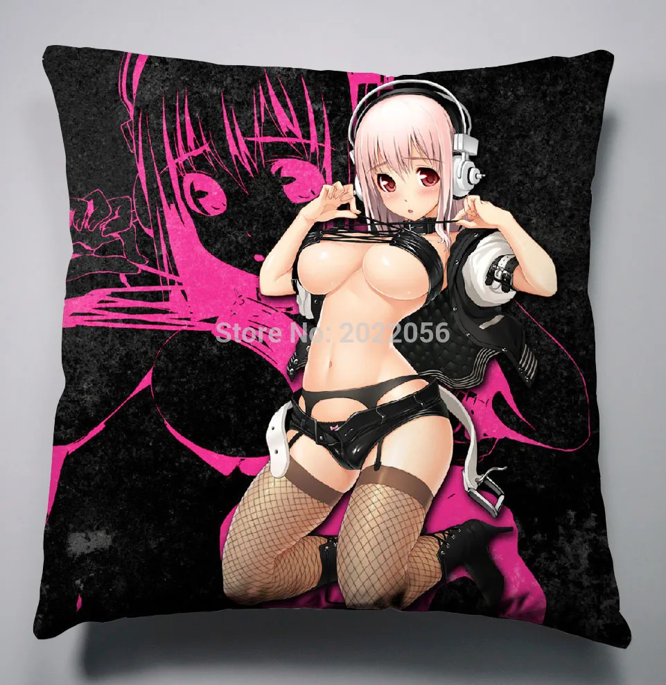 Аниме Манга Sonicomi Super Sonico подушка 40 х 40 см подушка чехол сиденья постельные принадлежности Подушка 002