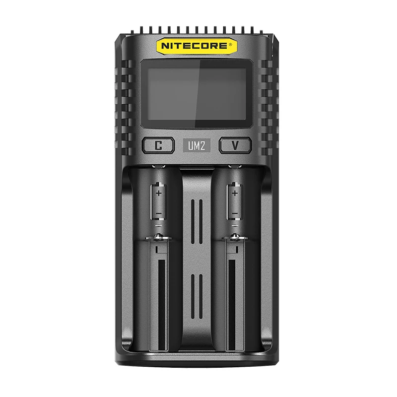 NITECORE UM2 UM4 SC4 для Li-Ion IMR LiFePO4 Ni-MH (NiCd) 18650 17650 17670 21700 14500 батареи USB QC зарядное устройство