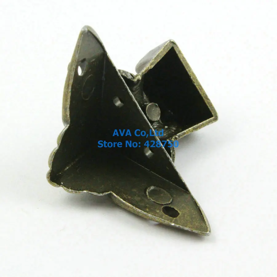 4 шт. античная латунь ювелирные изделия ножки для ящика Ящик животных ноги 47x39mm |