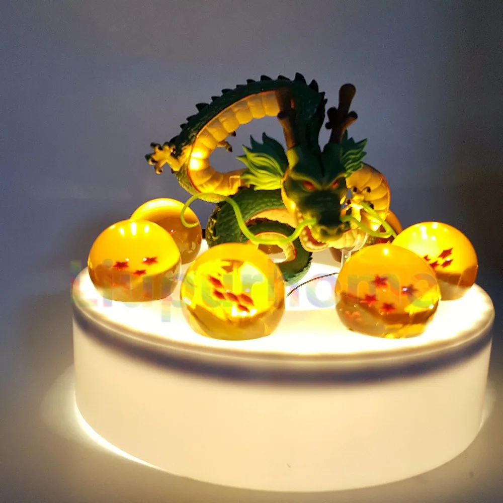Shenron хрустальный шар DIY светодиодный дисплей супер ночник лампа для домашнего