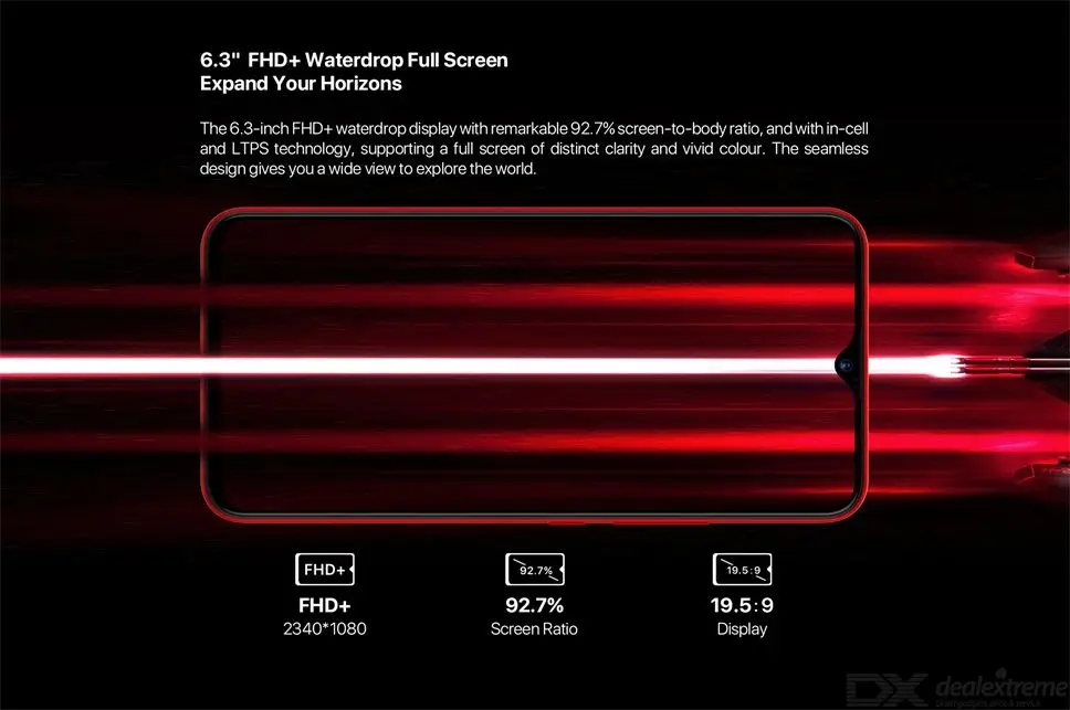 UMIDIGI F1 Play 6 ГБ ОЗУ 64 Гб ПЗУ 6," FHD глобальная версия смартфон двойной 4G 48MP+ 8MP+ 16MP 5150mAh Android 9,0 мобильный телефон