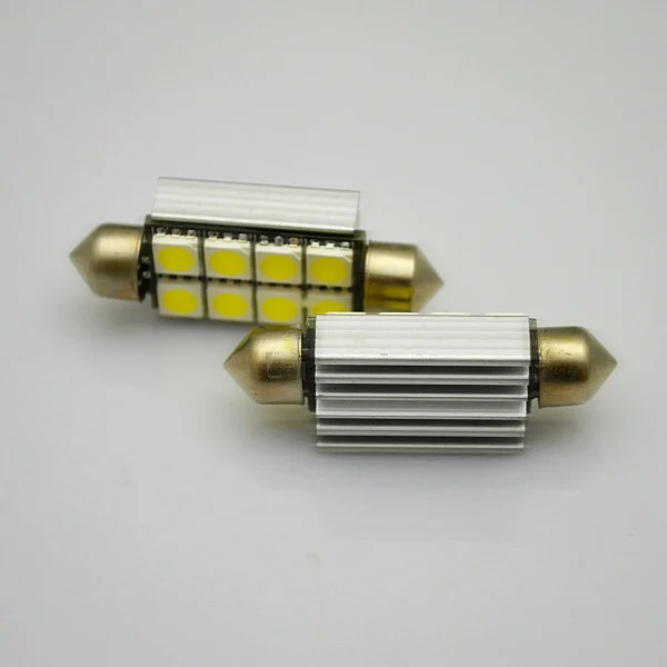 50 шт./лот гирлянда canbus тепловой плавник 8 SMD 5050 безотказные гирлянды светодиодные
