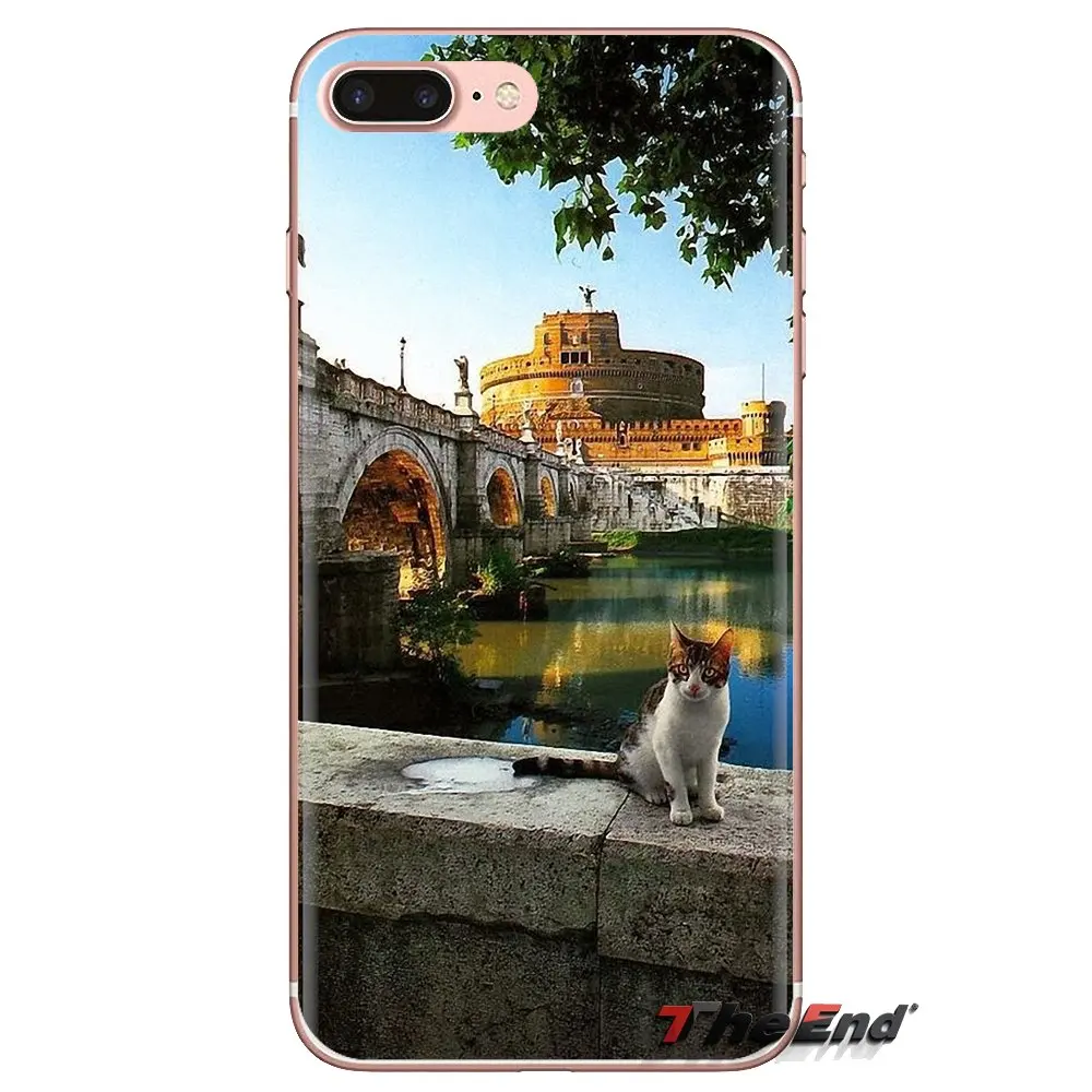 Прозрачный чехол из ТПУ Castel Sant Angelo Rome Italy для Samsung Galaxy S3 S4 S5 Mini S6 S7 Edge S8 S9 S10 Plus Note 3 4 5 8