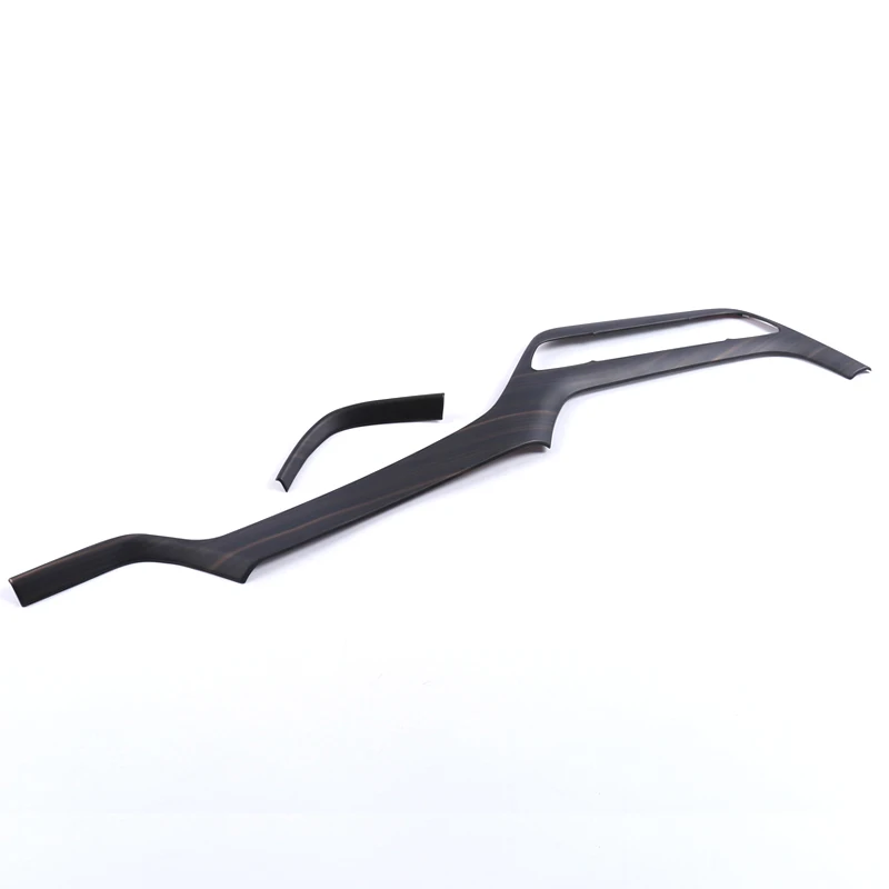 For Toyota C-HR CHR Blue Accessories Interior Car Front Bottom Middle Console Strip Decora Cover Trim 2PCS - Color Name: A Style