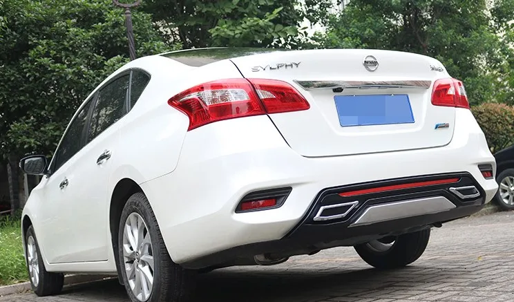 Для Sentra Задний Спойлер ABS задний бампер диффузор защитные бамперы для Nissan Sentra обвес бампер задний спойлер