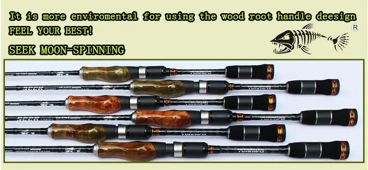 1,98 м, 2,1 м, 2,4 м спиннинговая Удочка 2 секции ML/m/MH power Wood Root Hand IM8 углеродная Приманка Удочка Vara De Pesca Olta Vara