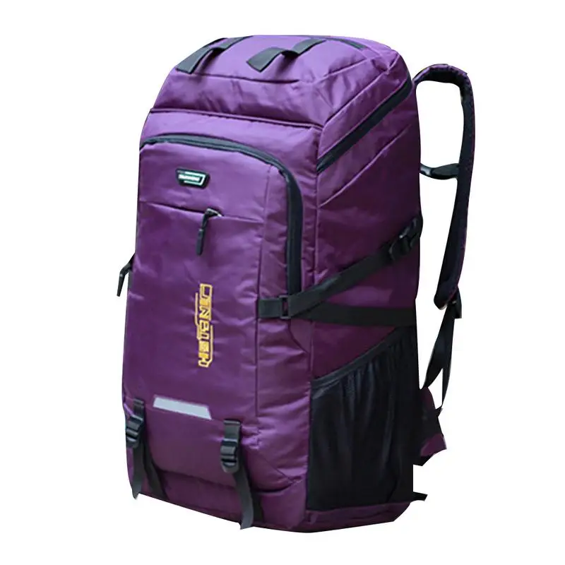 Purple Color 80L большая вместительность, походная альпинистская сумка для путешествий на большие расстояния, рюкзак для путешествий, Сумка для кемпинга - Цвет: Purple Color
