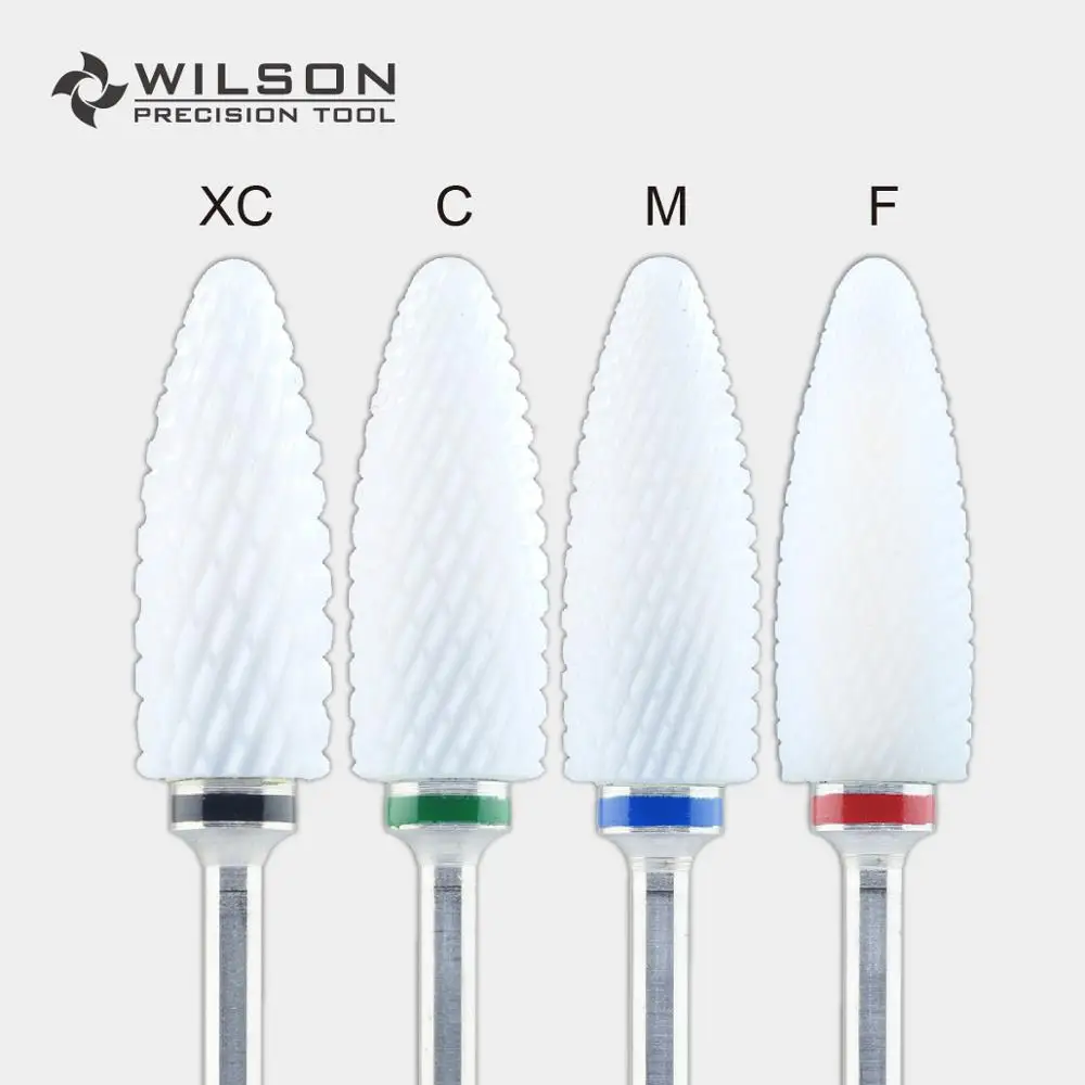 Big Flame Bit - Remove Foot Calluses White Ceramic Pedicure Drill | Красота и здоровье