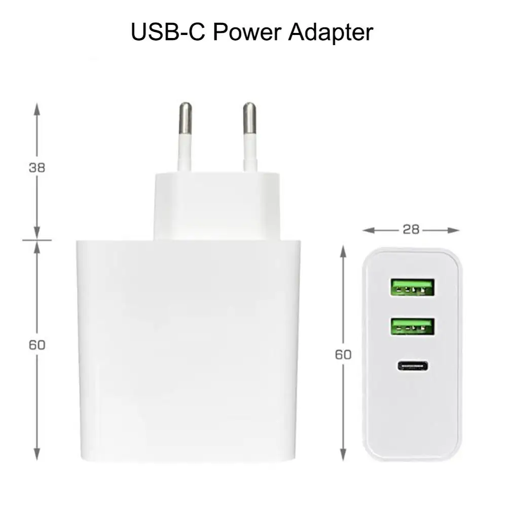 USB C 57 Вт 65 быстрое зарядное устройство выходной порт Тип PD блок питания для