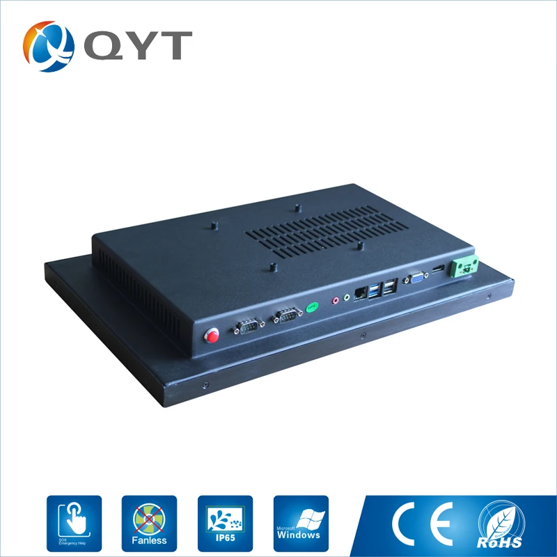 

15.6 inch industrial touch pc Intel 3855U 1.6GHz 1920x1080 Resistive touch screen AIO all in one computer 4G RAM 32G SSD