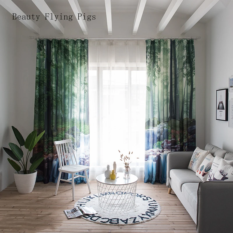 Индивидуальная тема для отеля солнечный лес зеленая фотосессия спальня гостиная