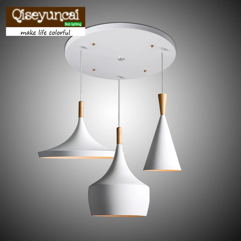 Новинка 2017 современный минималистичный алюминиевый деревянный арт-Люстра для