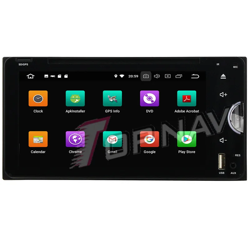 Автомобильный мультимедийный DVD-плеер TOPNAVI Octa Core Android 9 0 для Toyota Universal