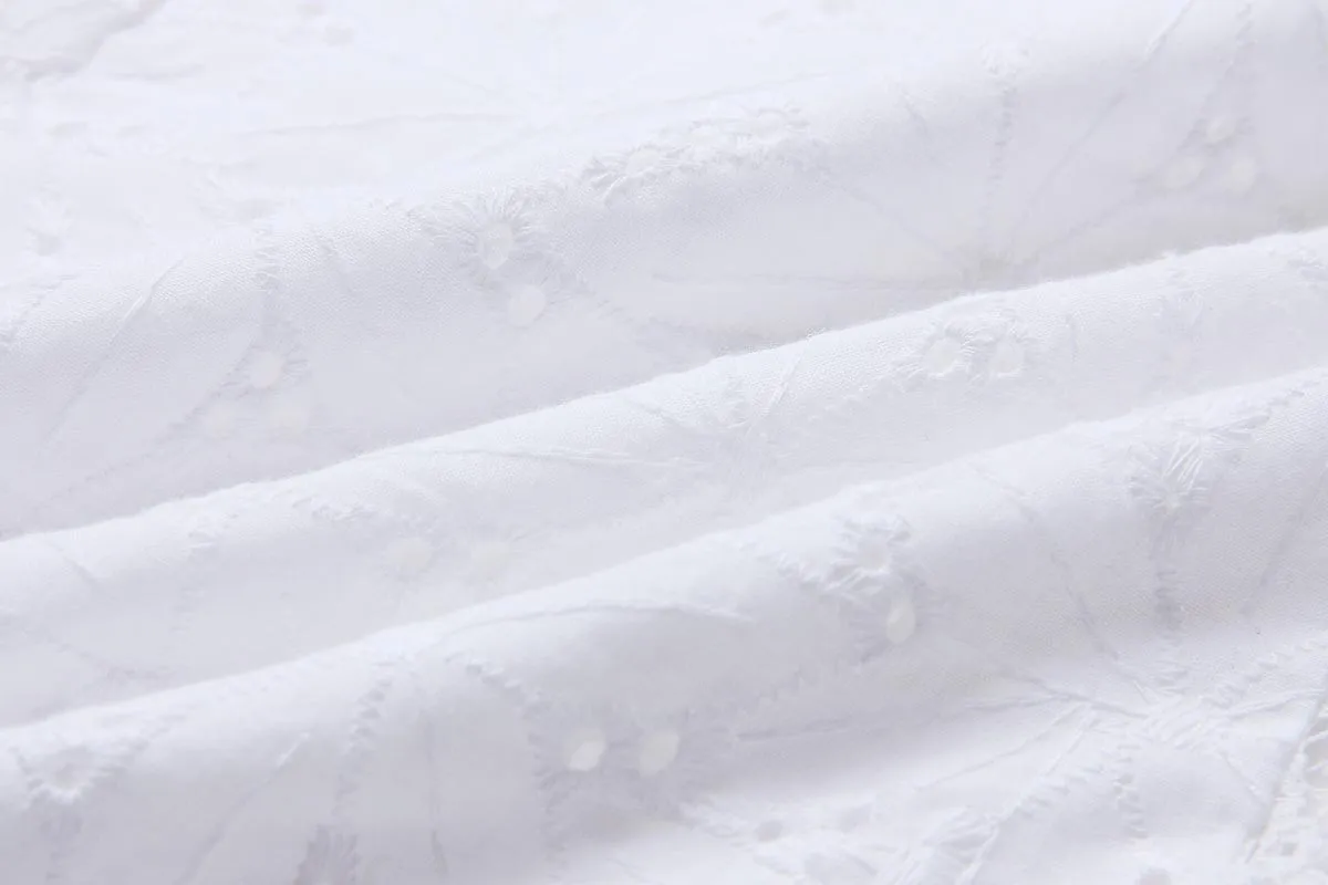 Женские топы и блузки Женская Осенняя уличная одежда белая кружевная блузка с