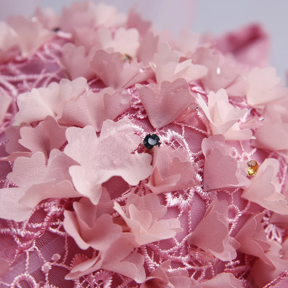 Ангел Свадебное Платье Брак Вечернее Невесты Пром Vestido Де Noiva 2017 Цветы pink7201 |