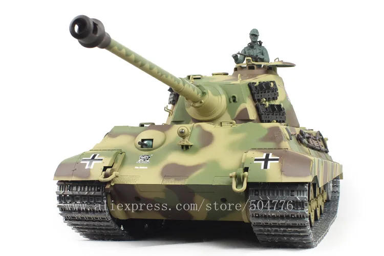 6 0 версия с инфракрасной системой боевого действия 1:16 немецкий Кинг Тигр Henschel RC