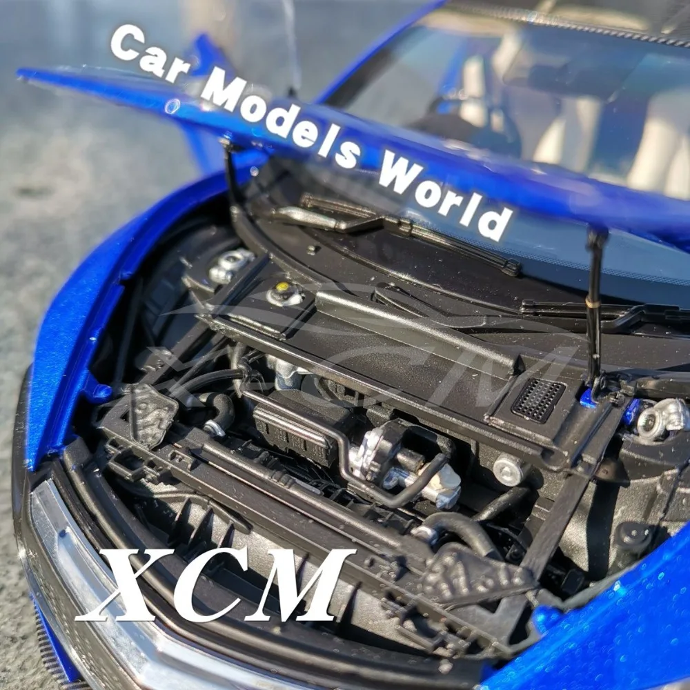 Литая под давлением модель автомобиля для KengFai NSX RHD 1:18(синий)+ маленький подарок
