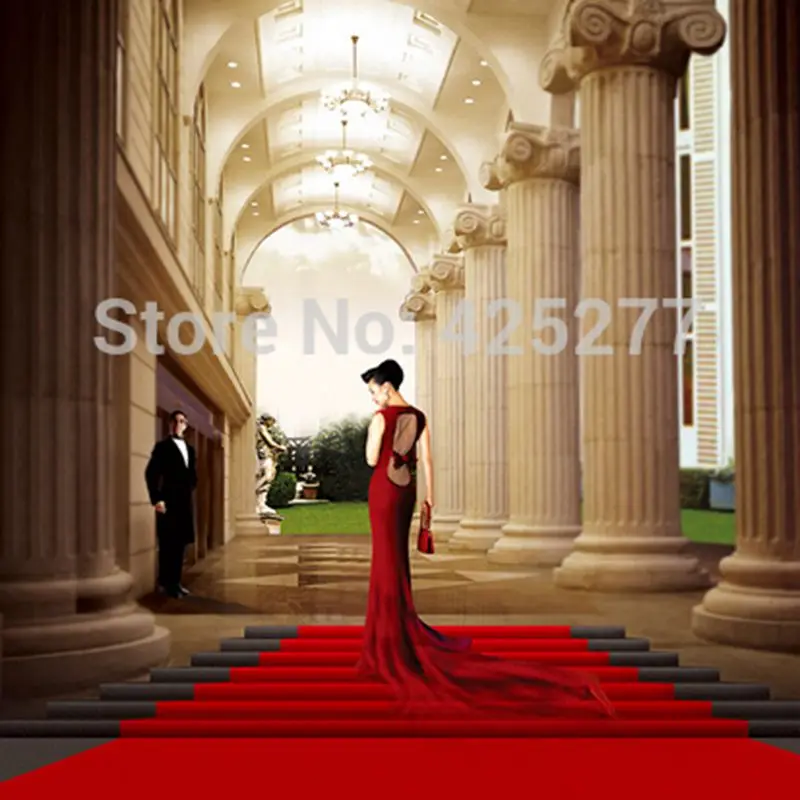 

2015 Non-woven 5m Fabric Wedding Carpet Textile Cloth width 100cm multicolor optional 100% Handmade for Flower 006001016