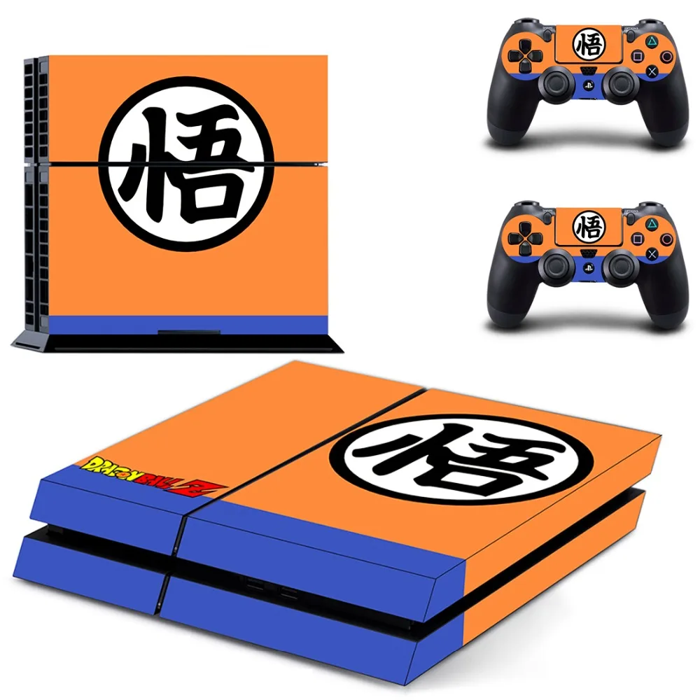 Аниме Dragon Ball Z PS4 наклейка на кожу Виниловая для Sony Playstation 4 консоль и 2 контроллера