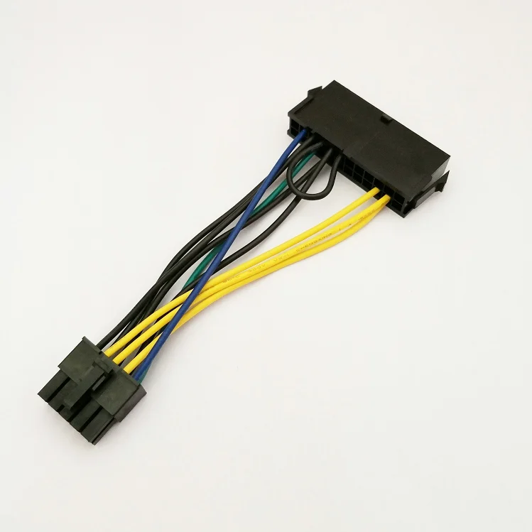 10 шт./лот кабель питания KEFU ATX с 24 контактным гнездовым на контактный штырьковый