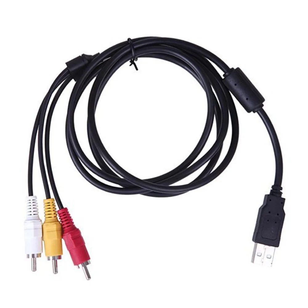 USB к RCA кабель 2 0 папа 3 мужской комбинезон стерео аудио видео телевизионный