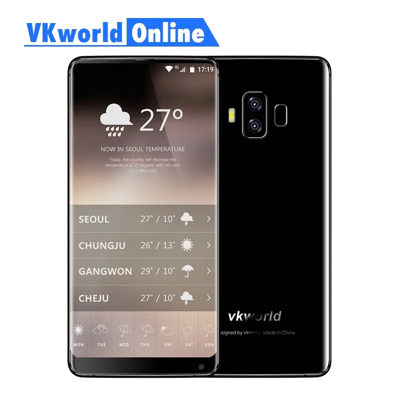 Vkworld S8 5.99 дюймов fhd Full Экран 4 г смартфон 5500 мАч Уход за кожей лица ID 4 ГБ ОЗУ 64 ГБ ROM MTK6750T Восьмиядерный двойной Камера мобильного телефона