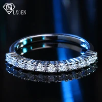 lxoen simple 13 pcs aaa cubic zirconia engagement rings for women fashion silver color ring party gift jewelry accessories anel