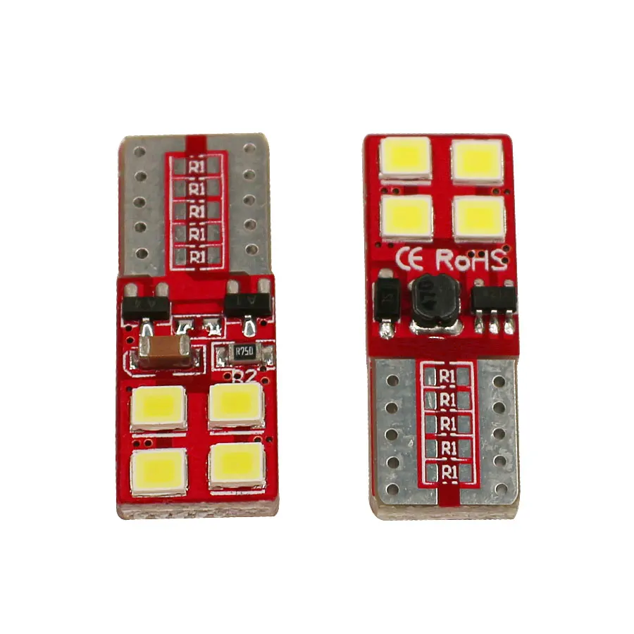 Светодиодные лампы T10 W5W 168 194 4 шт. с постоянным током Canbus без ошибок для стайлинга