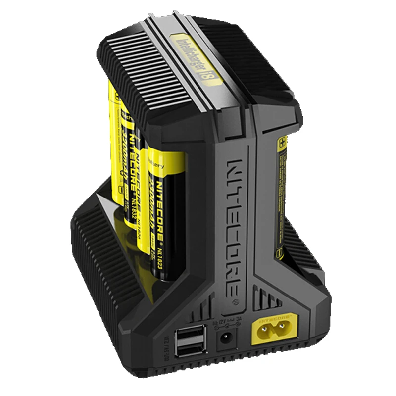 Зарядное устройство Nitecore I8 100% оригинал I2 I4 ЖК дисплей интеллектуальное зарядное