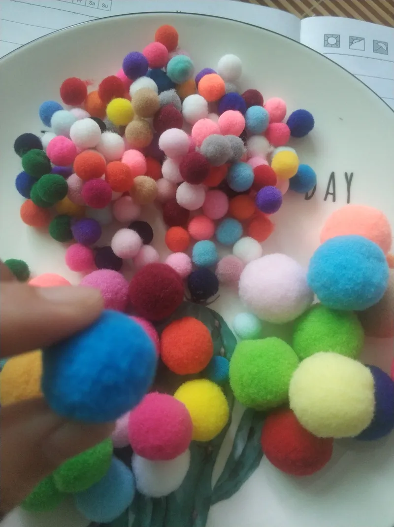 1 упаковка высокого качества помпон DIY игрушка ручной работы для украшения куклы