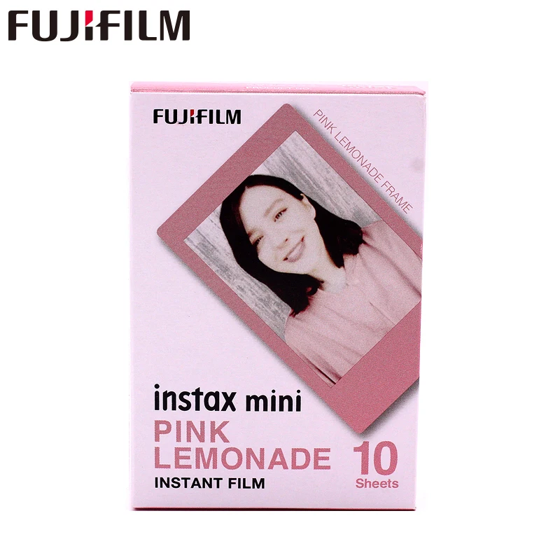 Оригинальная пленка Fujifilm Fuji Instax Mini 8 розовых рамная 10 листов для 11 7 фотоаппаратов
