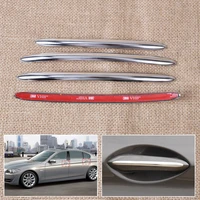 beler new 4pcs stainless steel exterior door handle molding trim cover quality outer doors handle cover for bmw 5 series f10 f18