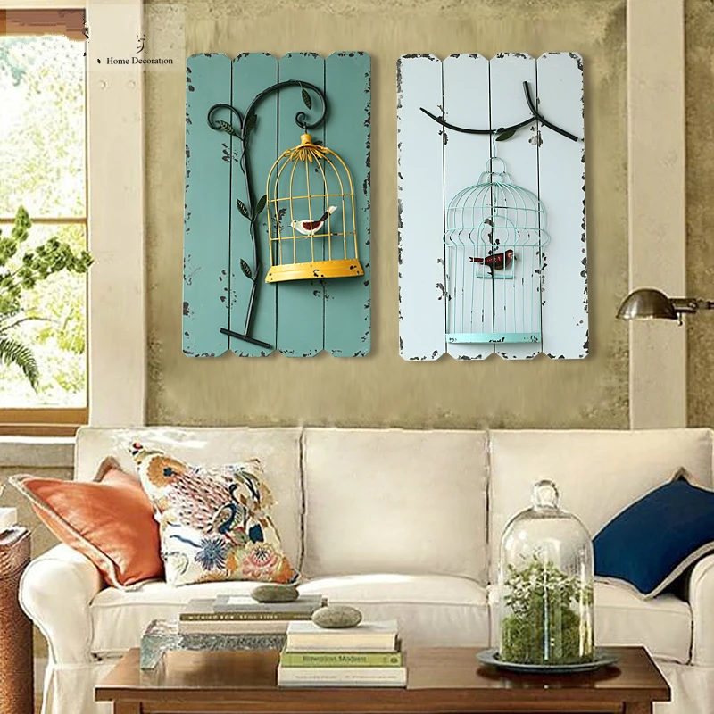 Креативная индивидуальная декоративная роспись кованого железа клетка для птиц