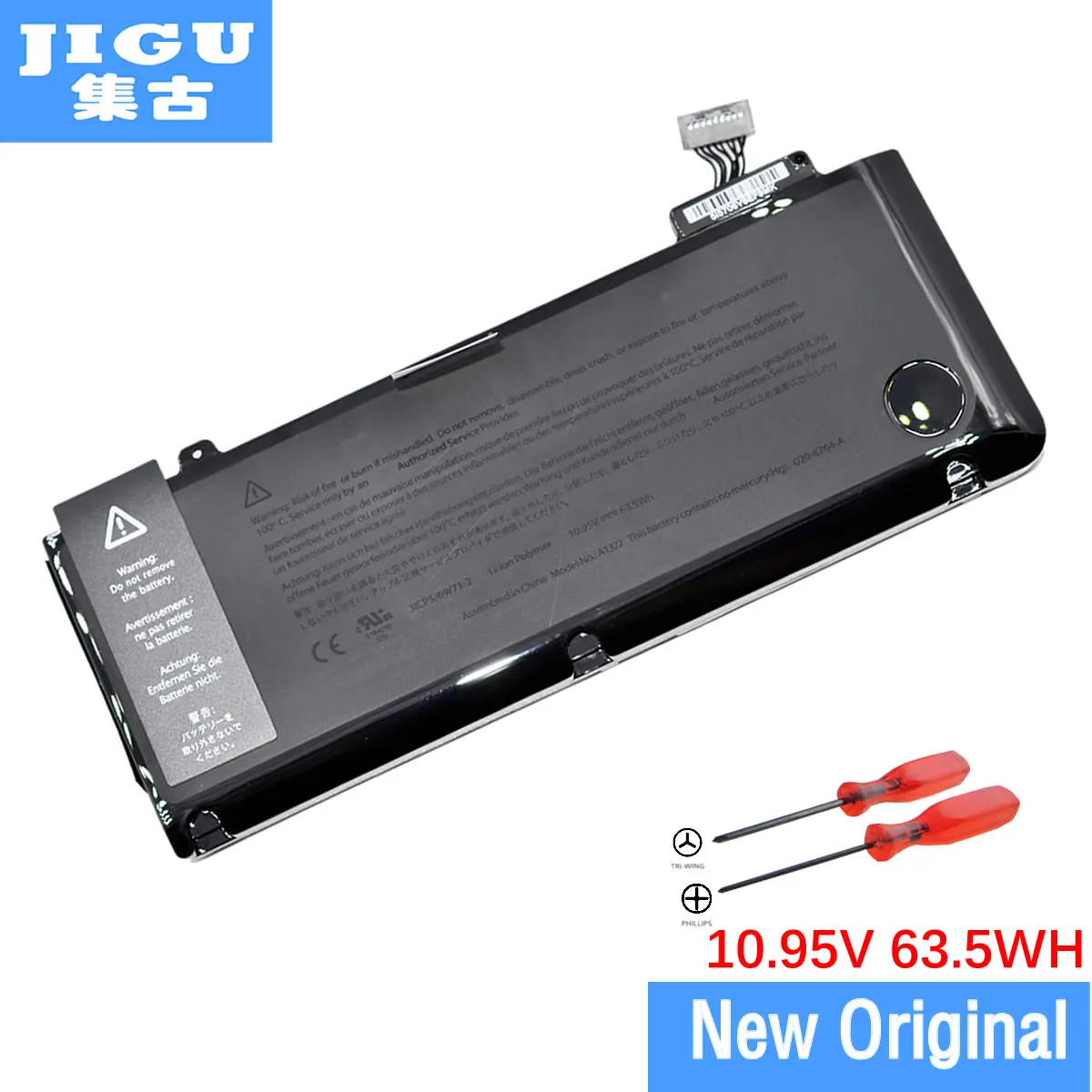 Оригинальный аккумулятор JIGU A1322 для ноутбука APPLE батарея MacBook Pro 13 &quotUnibody A1278 Mid 2009