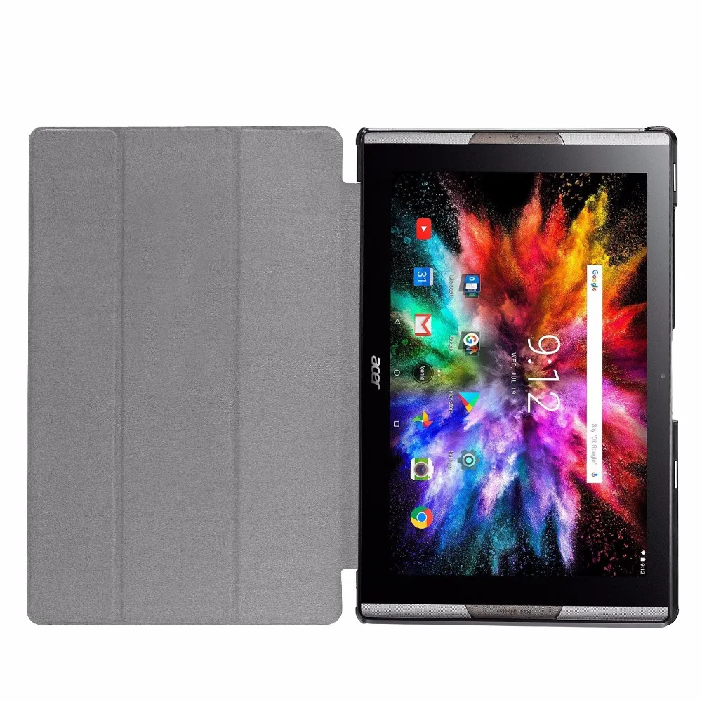 Чехол для планшета acer Iconia One 10 A3-A50 10,1 '', чехол для планшета acer Iconia One 10 A3-A50, чехол с Откидывающейся Крышкой из искусственной кожи+ стилус