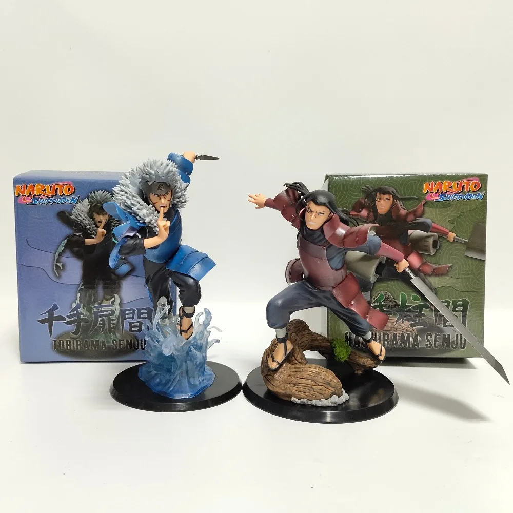 Фигурки героев из аниме Наруто ПВХ фигурки мультфильма Senju Hashirama Tobirama|Игровые и