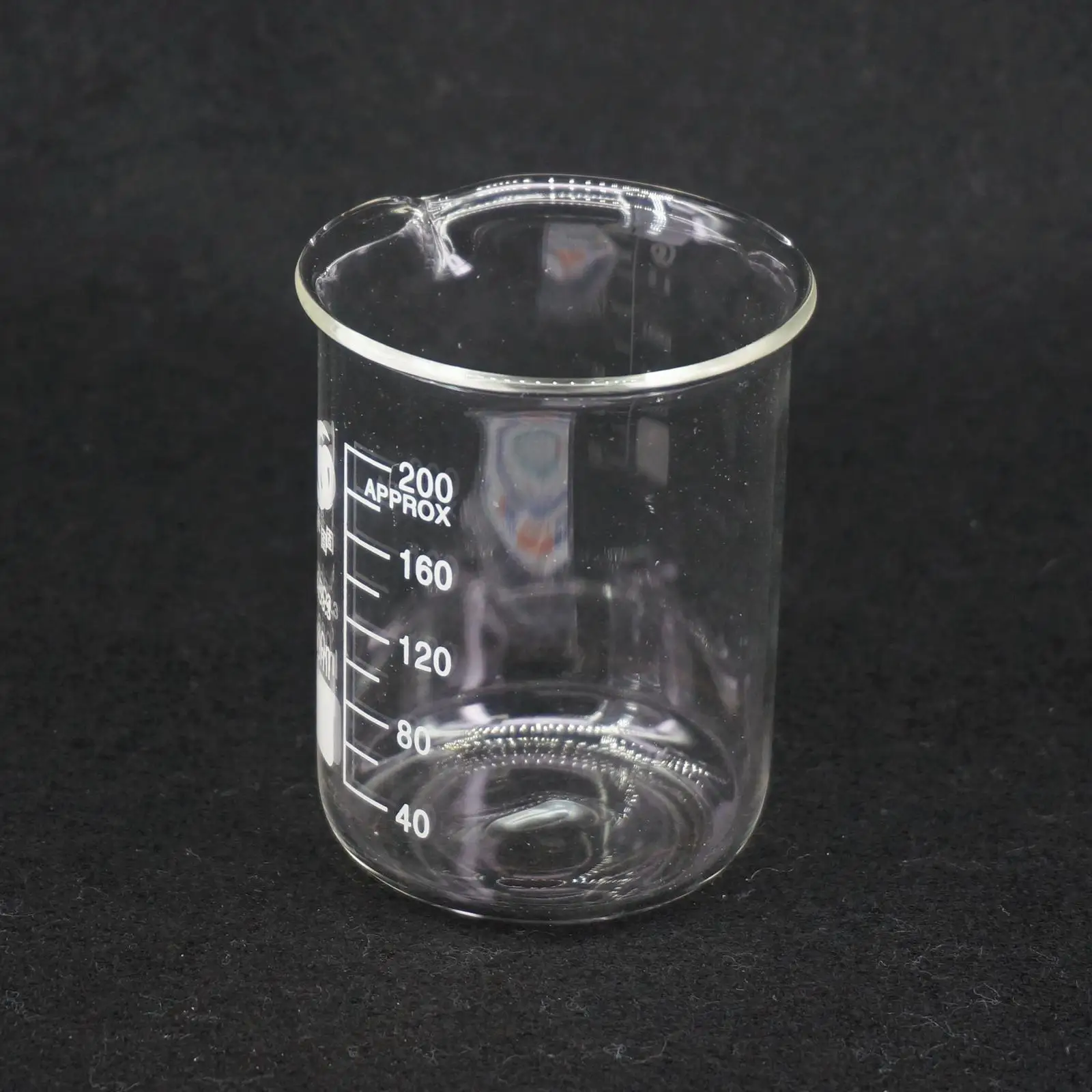 

200ml Low Form Beaker Chemistry Laboratory Borosilicate Glass Transparent Beaker Thickened with spout