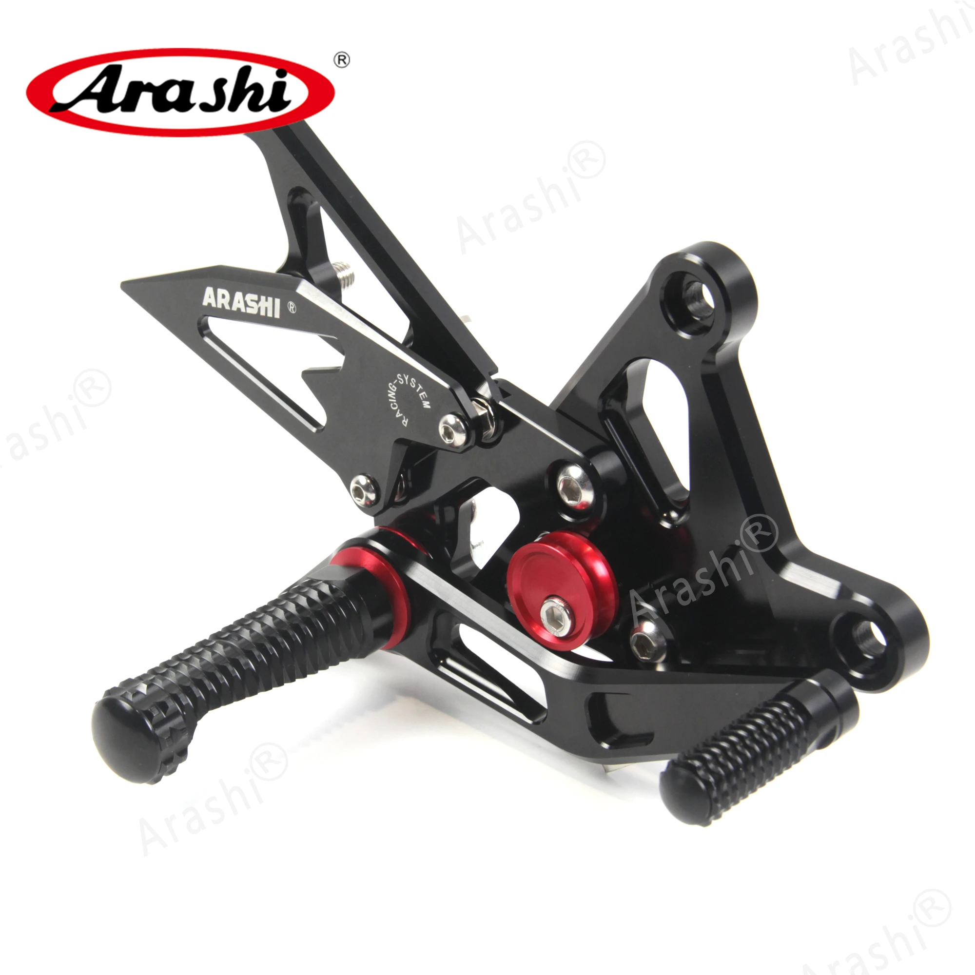 Араши Rider подножки для KAWASAKI ZX6R ZX636 2005 2006 ЧПУ Регулируемые Rearset ниндзя ZX 6R 636