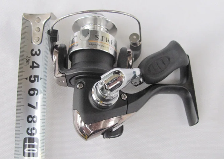 

PS15--2+1BB 5.2:1 Mini Ice Reel Palm Spinning Fishing Reel Small Metal Spool Front Drag Rock & Lure Fishing Tackle