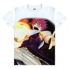 Madoshi Happy футболка Люси хартфилия рубашка Красочные футболки Аниме аксессуары с принтом женская футболка с аниме милая футболка a