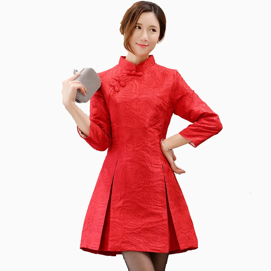 Новинка 2018 красное ТРАПЕЦИЕВИДНОЕ свадебное вечернее платье традиционное