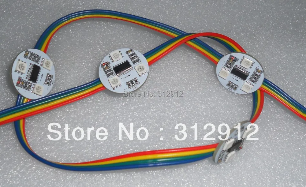 WS2801IC светодиодный пиксельный модуль 12 В постоянного тока водонепроницаемый